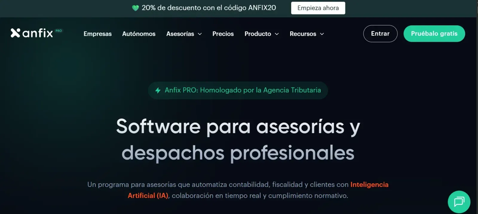 Anfix opiniones: análisis para autónomos
