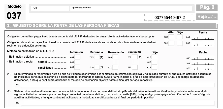 Modelo 037